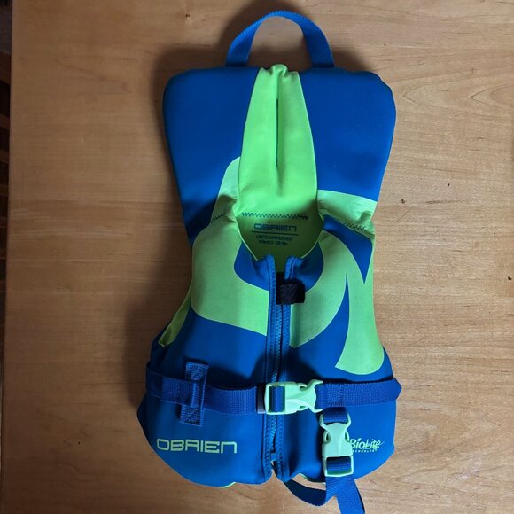 O'Brien Infant Neoprene US Coast Gurad Approved Life Jacket Pools etc.. 0-30 lbs - Picture 1 of 2